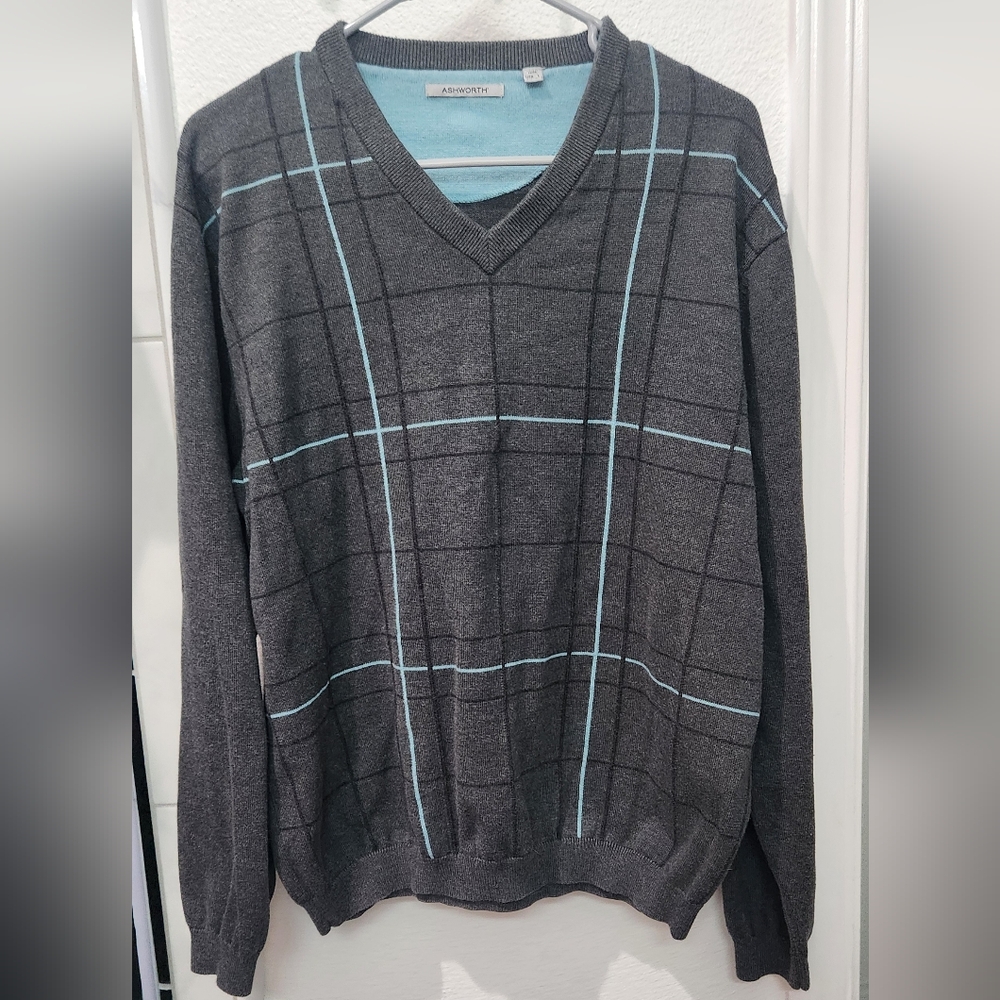 Men's Ashworth v neck sweater
